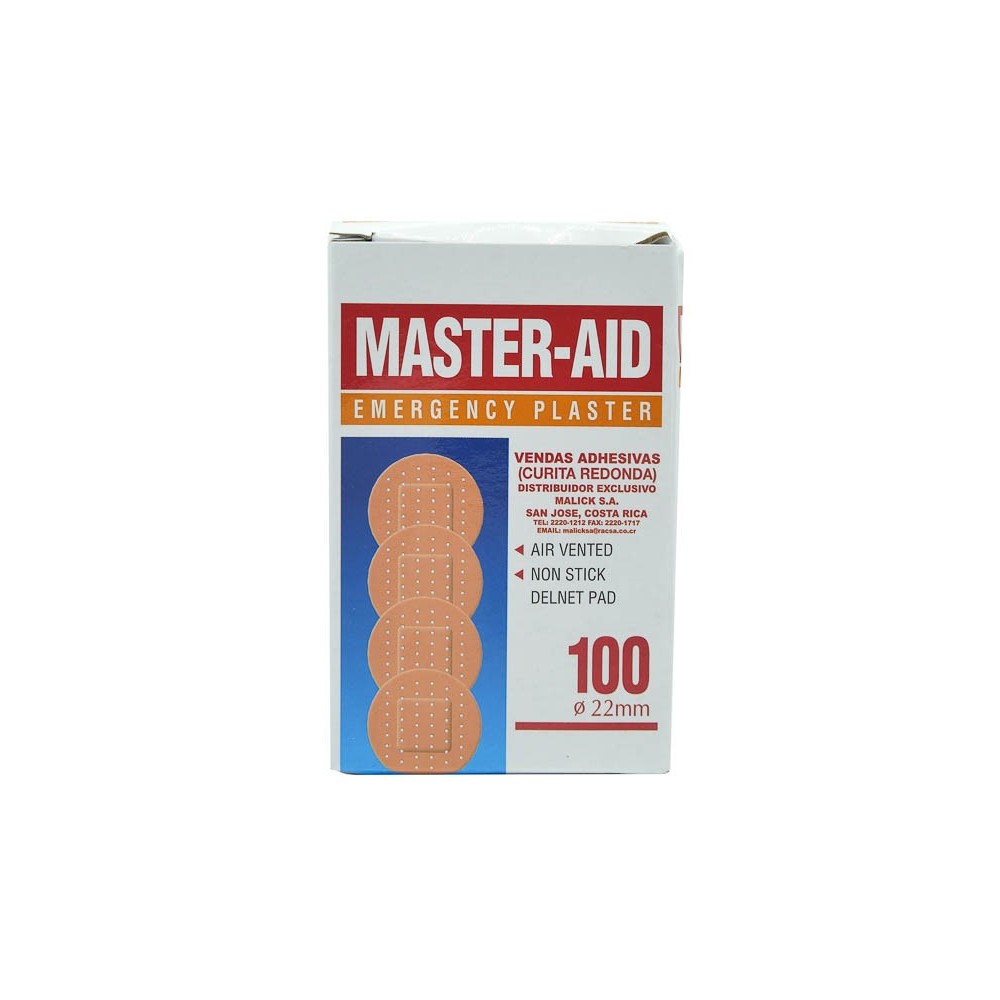 2152701 CURITAS REDONDAS 100UDS MASTER AID - Imagen 1