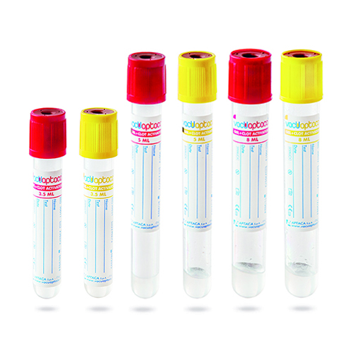 30032 APTACA TUBO TAPA ROJA C/GEL SEPARADOR 5ML. 100 UNDS - Imagen 1