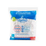 ALGODON EN BOLITAS. 500G HIGIETEX