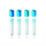 APTACA TUBO TAPA CELESTE. 3.6 ML.  100 UNDS