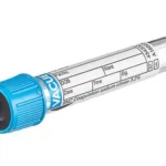 TUBO VACUETTE TAPA CELESTE. 3.5 ML 50 UNDS