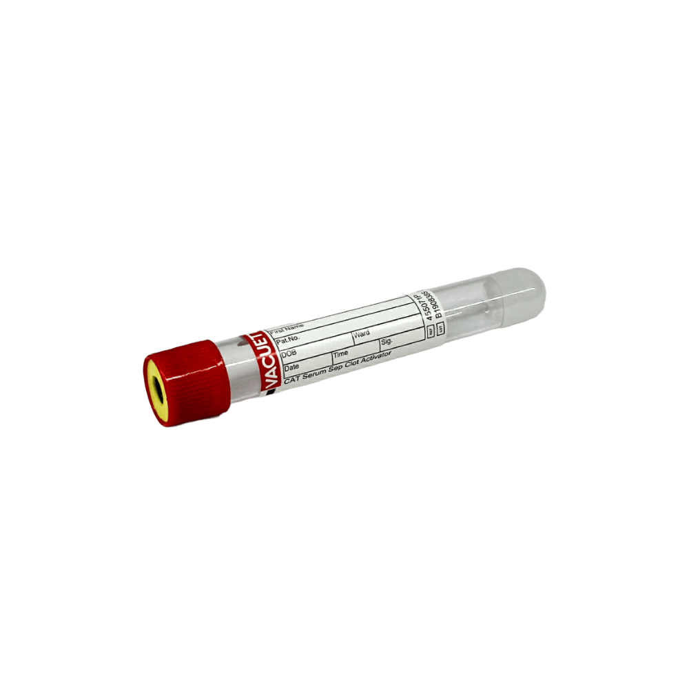 455071 TUBO VACUETTE TAPA ROJA C/GEL SEPARADOR 8ML 50UNDS - Imagen 1