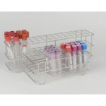 RACK DE TUBOS, ACERO INOXIDABLE, 51 LUGARES, 18 MM.UNICO