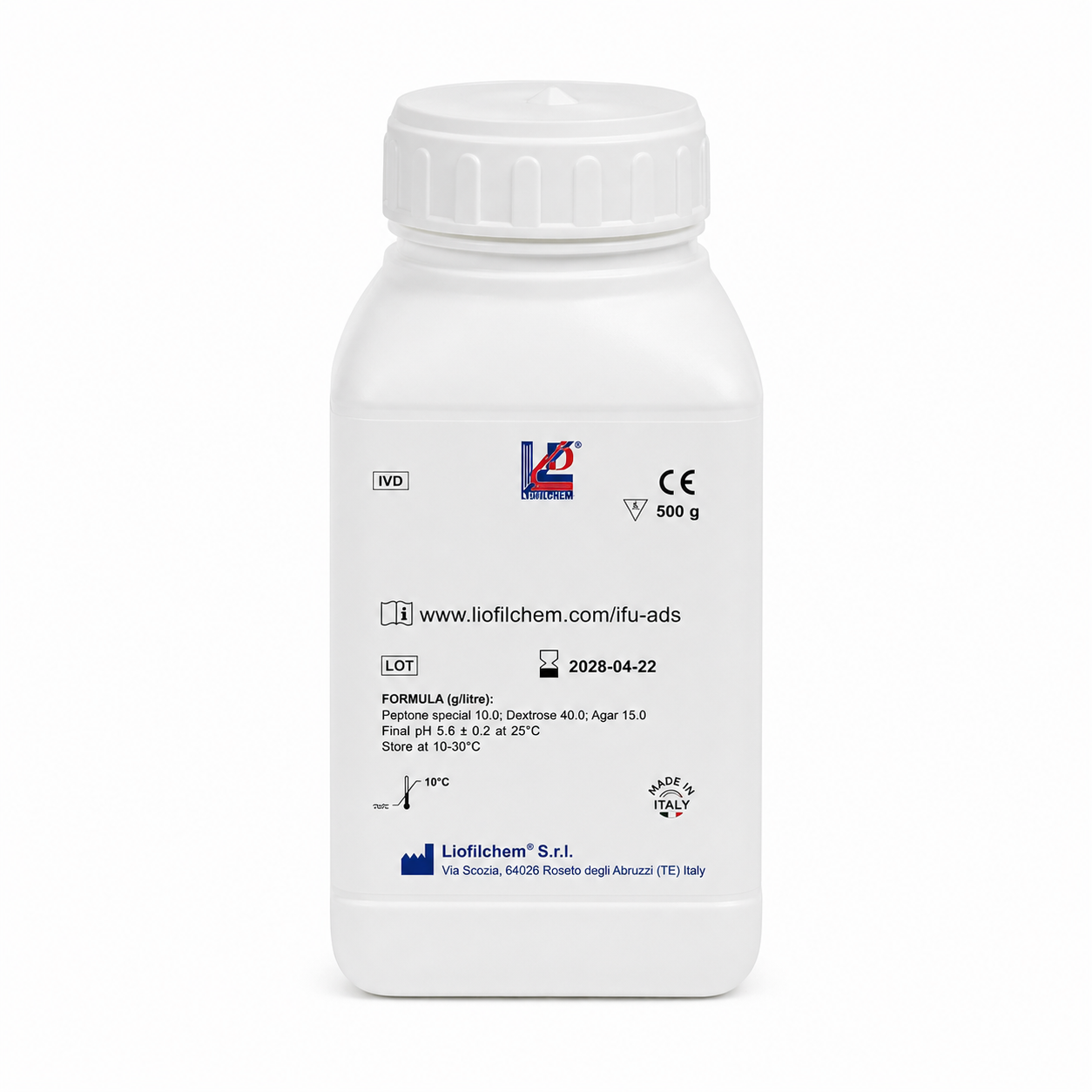 610056 CLOSTRIDIUM BROTH DESHIDRATADO 500 G. LIOFILCHEM - Imagen 1