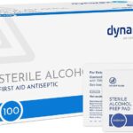 PARCHES DE ALCOHOL. 200 PCS 70% 3X6.2CM TALLA M. DYNAREX