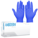 GUANTES NITRILO TALLA S. 100 UNDS AMBIDERM