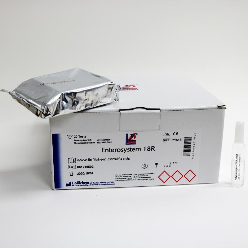 80252 ENTEROSYSTEM 18R REAGENT 100/200 TEST. LIOFILCHEM - Imagen 1