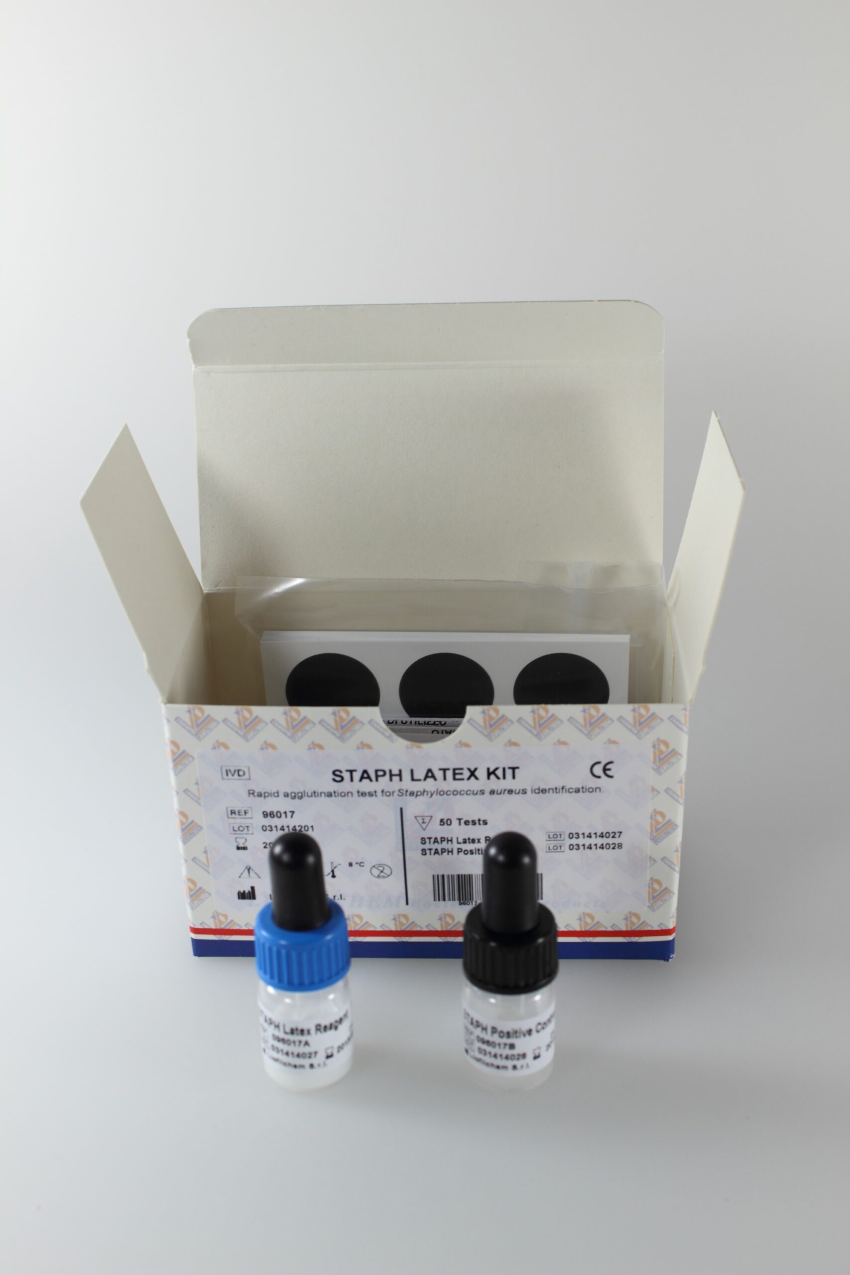 96017 STAPH LATEX KIT 50 TEST. LIOFILCHEM - Imagen 1