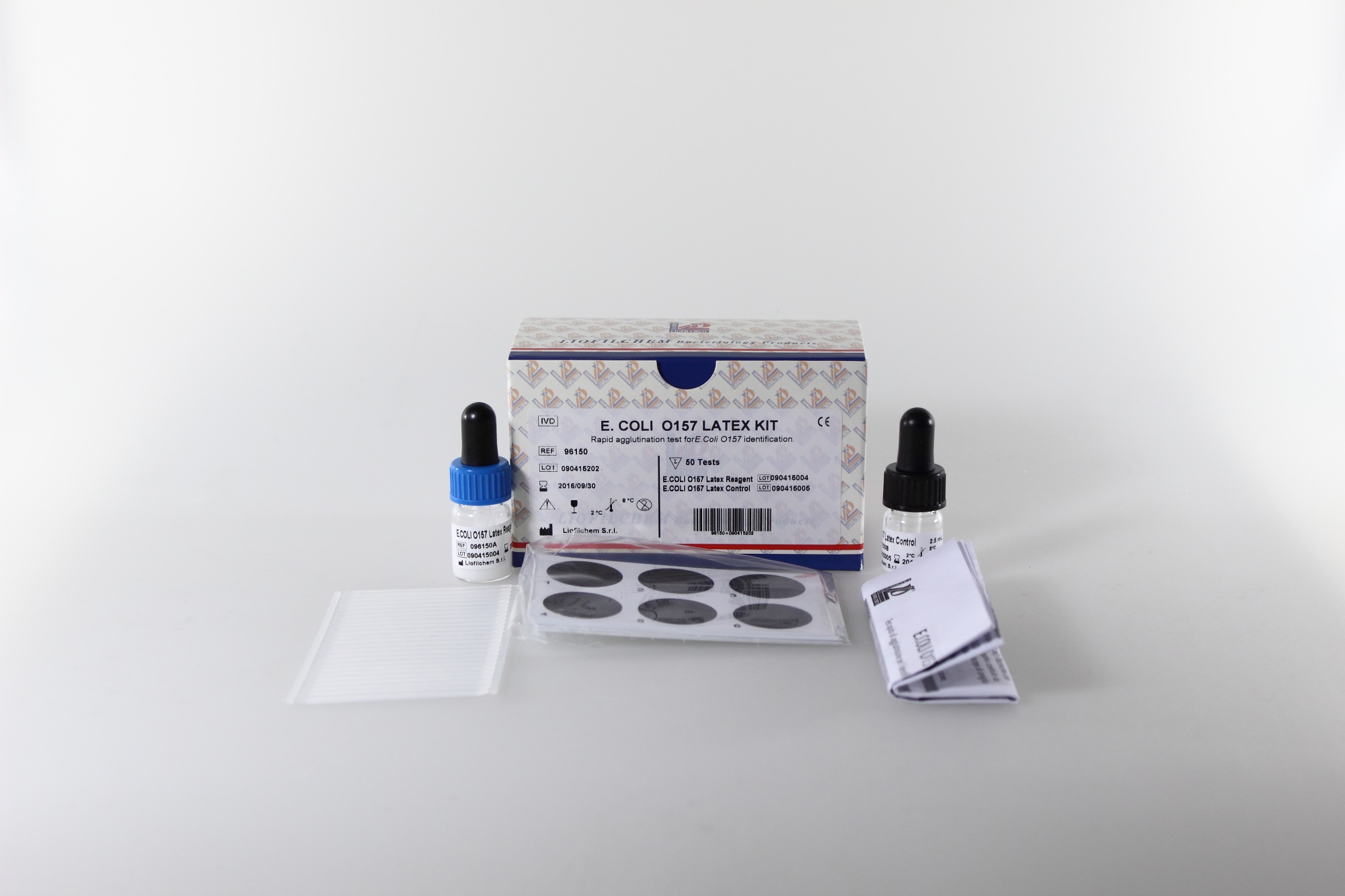96150 SALMONELLA LATEX KIT 50 TEST.LIOFILCHEM - Imagen 1