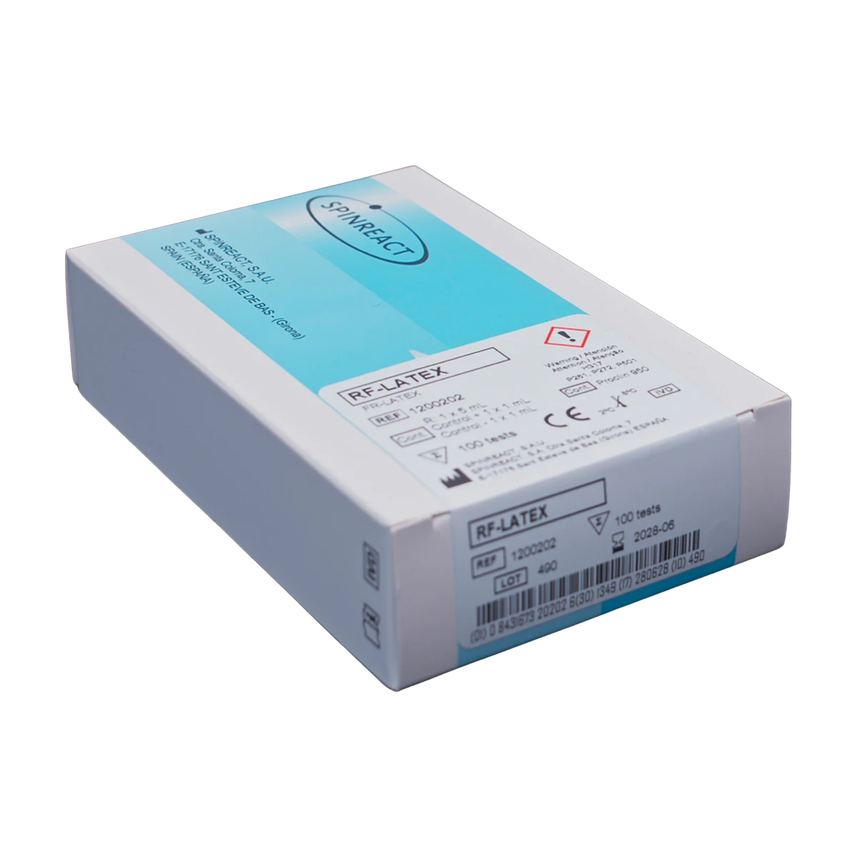 Caja Spinreact RF-LATEX Caja de reactivo Spinreact RF-LATEX