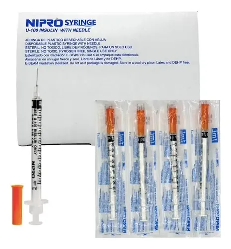 JD-01U2713-IB JERINGA BLISTER 1ML INSULINA 100UNDS W/27GX1/2. - Imagen 1