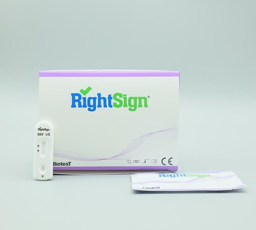 WHSGM2-MC32 HERPES. HSV-2 IGG/IGM RAPID TEST CASSETTE 25 TEST. BIOTEST - Imagen 1