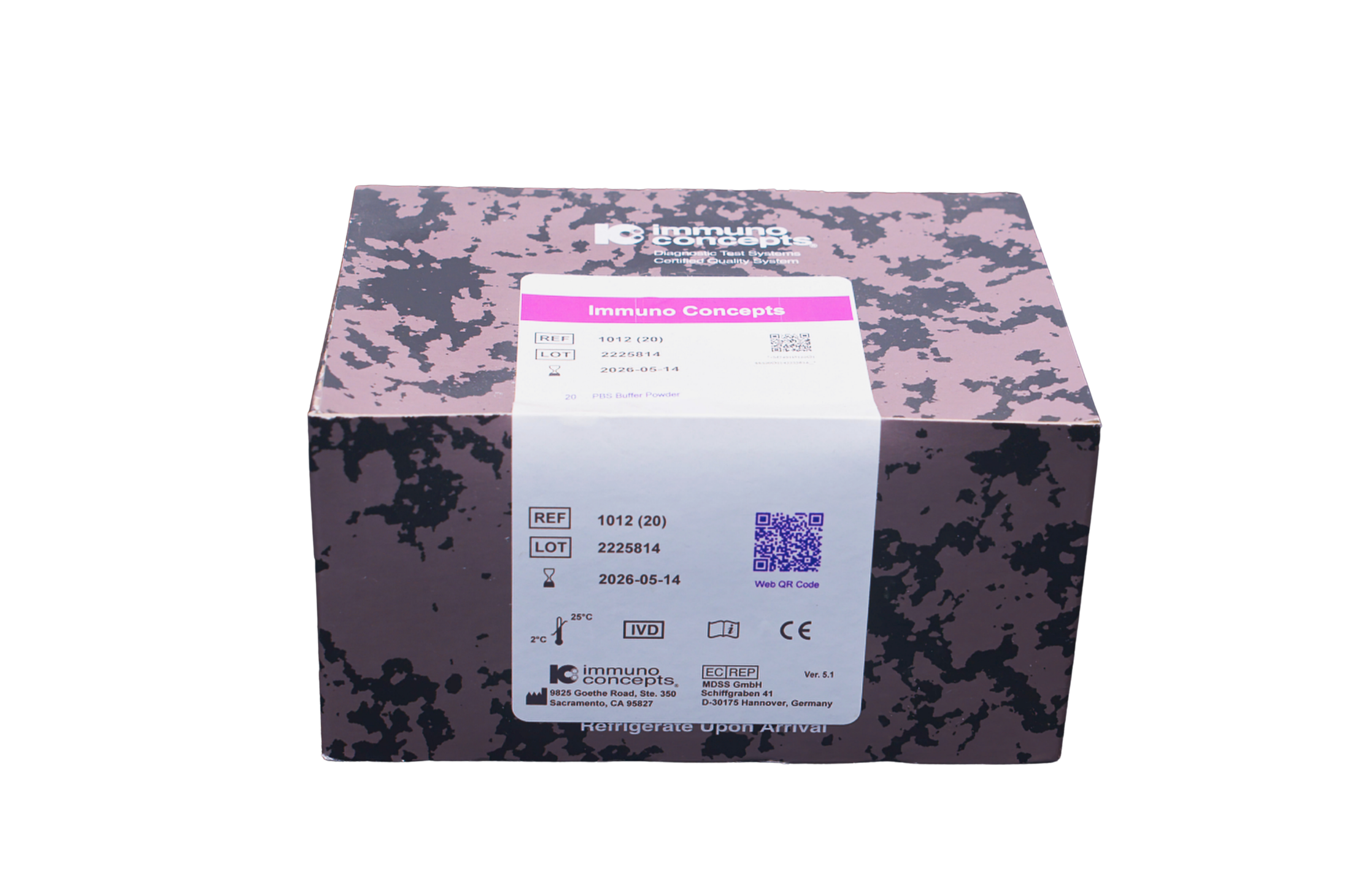 PBS BUFFER POWER. 10.2G PARA 1L. 20 UNDS. IMMUNO CONCEPTS - Imagen 1