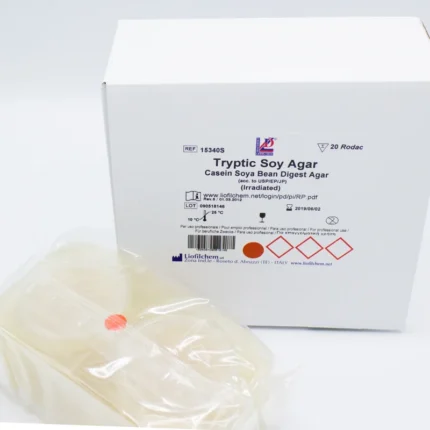 TRYPTIC SOY AGAR (IRRADIATED).RODAC 55MM. 20 PLACAS , LIOFILCHEM
