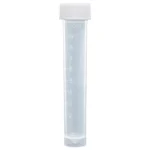 TUBO DE TRANSPORTE, 10ML, TAPA ROSCA BLANCA, PP, CÓNICO. 1000 UNDS GLOBE