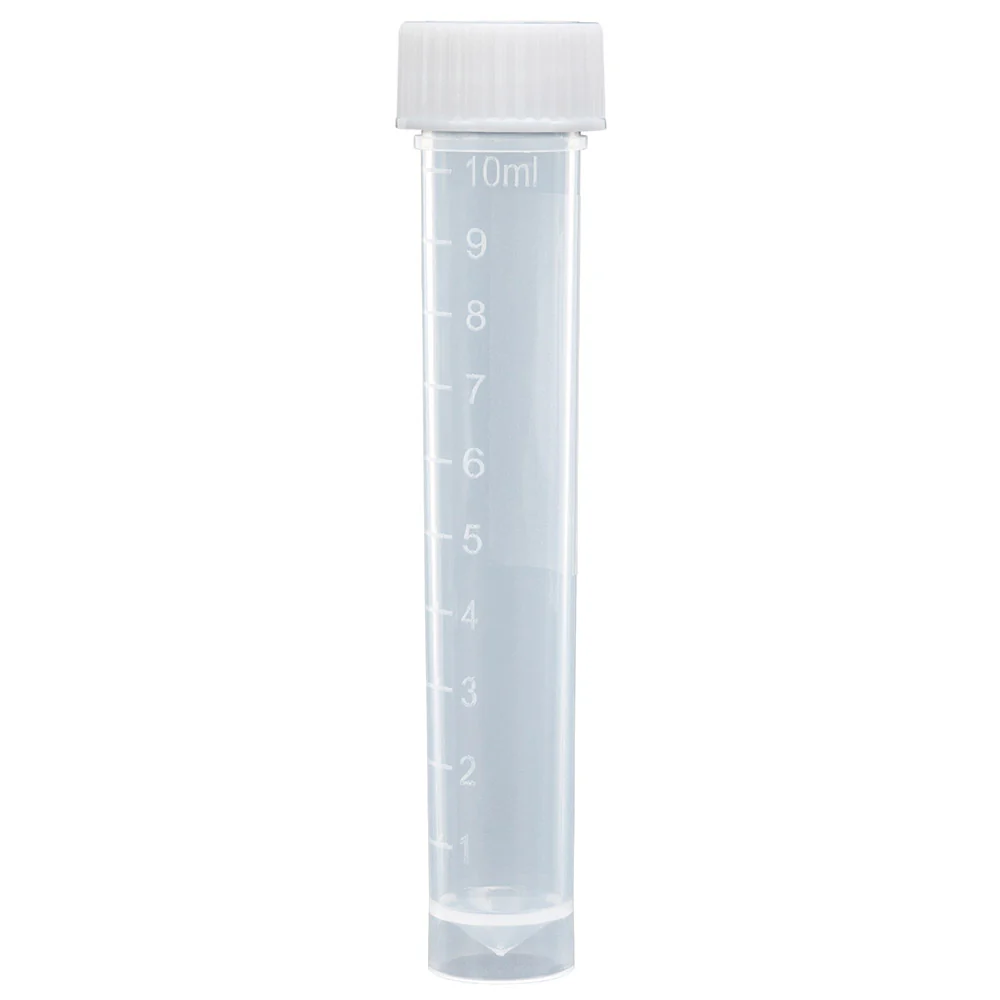 6102 TUBO DE TRANSPORTE, 10ML, TAPA ROSCA BLANCA, PP, CÓNICO. 1000 UNDS GLOBE - Imagen 1