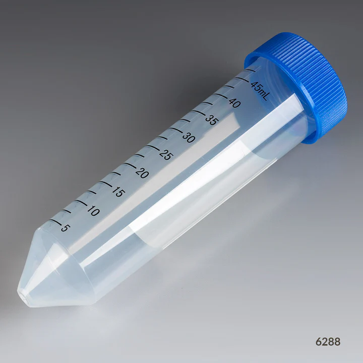 6288 TUBO CONICO 50ML, PP GRADUADO, ESTERIL, 25 UNDS.GLOBE - Imagen 1