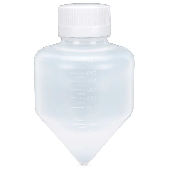 6338 TUBO DE CENTRIFUGA 500ML, TAPA ROSCA BLANCA , PP 36 UNDS - Imagen 1