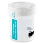 FRASCO CON TERMOMETRO 60ML TAPA BLANCA. 1 UND GLOBE