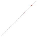 PIPETA SEROLOGICA VIDRIO 1ML. CLASE A GRADUADA 0.1 ROJA.GLOBE
