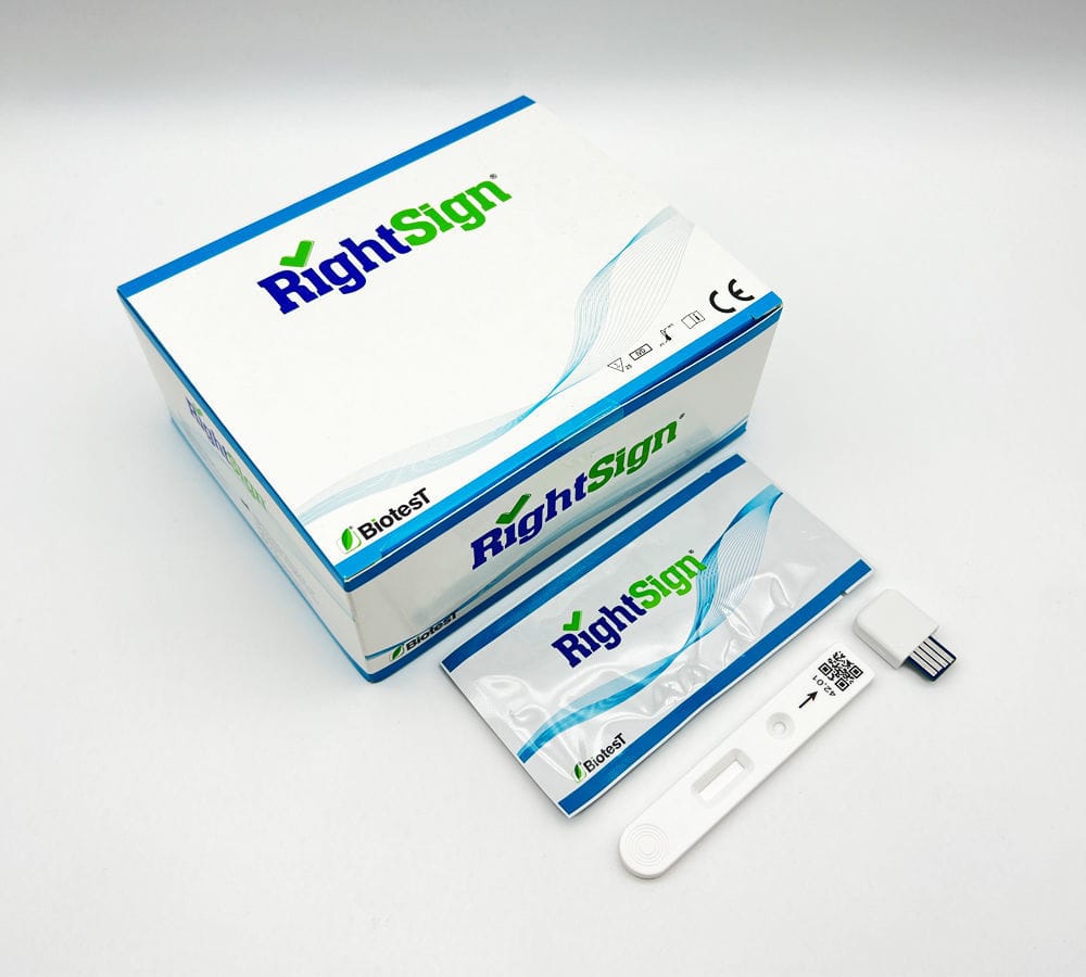 CMYO-C41 MYOGLOBIN RAPID TEST CASSETTE(WB/S/P) 10 TEST . BIOTEST - Imagen 1
