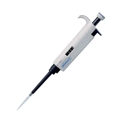 P-4002 MICROPIPETA AJUSTABLE VOL 0.5-10 uL. SPINREACT - Imagen 1