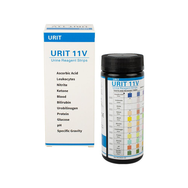 URIT-11V TIRAS DE ORINA MANUAL 100 UNDS. URIT - Imagen 1